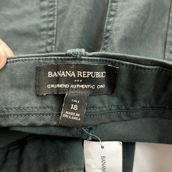 Banana Republic NEW Women's 18 Tall Authentic Chino Girlfriend Fit Utility Pant - Picture 7 of 14